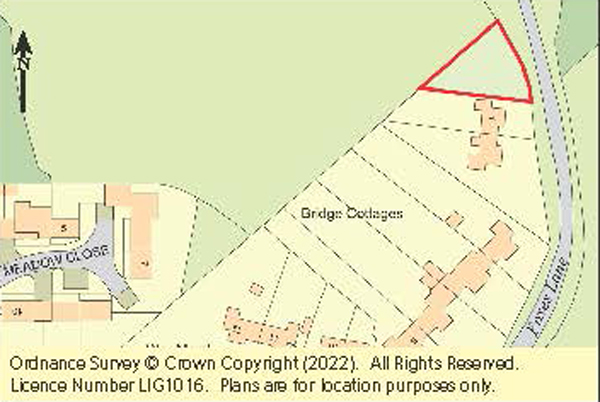 Lot: 122 - FREEHOLD SITE WITH PLANNING -